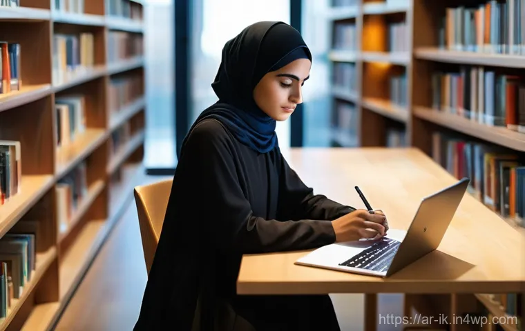 내러티브 패턴 연구를 위한 자료 및 참고 문헌 - **Prompt 1: "The Storyteller's Muse"**
A thoughtful young Arab woman, elegantly dressed in conte...