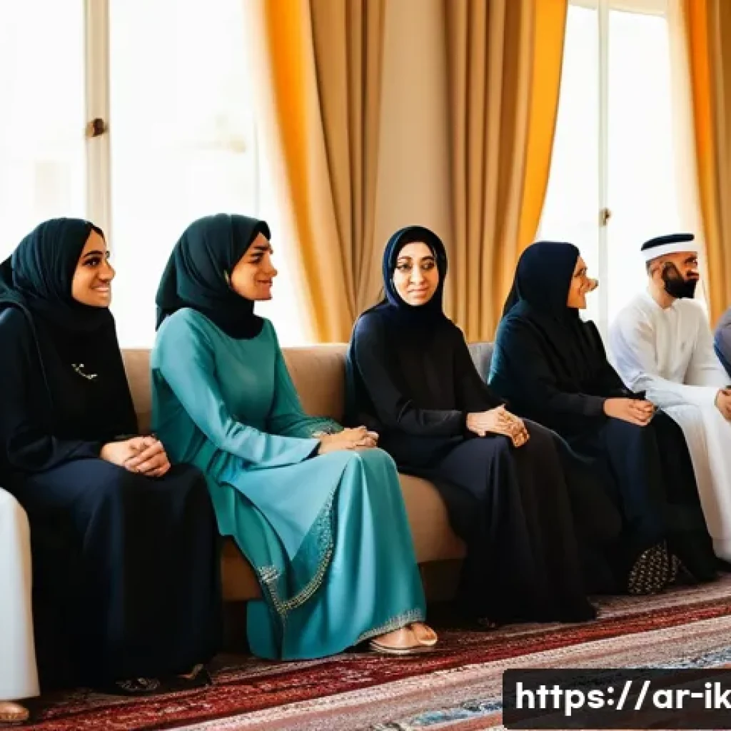 비유적 내러티브 패턴 변형의 장점 - **Prompt:** A diverse group of attentive adults, including men in traditional thobes and women in el...